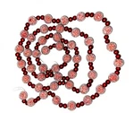 Northlight Sparkling Frosted Red Berry Beaded Christmas Garland Tree Deco 6 Ft. Fixed Price $10.95.