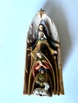 Roman Holy Family Nativity Scene Christmas Nesting Figurine 4 Piece Set. Fixed Price $48.00.