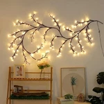 Enchanted Willow Vine Lights For Wall: 5.9FT 96 Led Twinkling Tree Branch. Fixed Price $15.76.