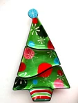 Home Interiors 58054 3 Pc Christmas Tree Serving Tray #19109. Fixed Price $14.86.