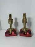 St. Nicholas Square Nutcracker Stocking Holder Pair Gold New Christmas Decor. Fixed Price $39.99.