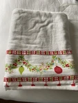 Dena Noelle Christmas Cotton Bath Towel 26 X 50 Inches. Fixed Price $27.00.