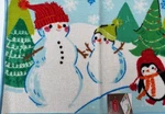 St. Nicholas Square Christmas Nonslip Penguin Snowmen Accent Rug Mat 20"X30". Fixed Price $13.99.