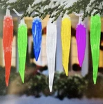 Gemmy Orchestra Of Lights 24-COUNT Multi-function Led Plug-in Christmas Icicle. Fixed Price $39.99.
