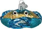 Blue Crab Glass Blown Ornament For Christmas Tree. Fixed Price $28.99.