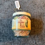 The Christmas Pickle Ornament Jar Made By Roman Inc. Fixed Price $11.19.