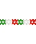 Pkgd Pageant Garland Of Size 7" X 14' 6" For Christmas - Beistle. Fixed Price $19.97.