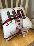 St. Nicholas Square 3 Set Of Santa Claus Christmas Throw Pillows New With Tag. Fixed Price $20.00.