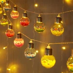 Christmas Tree String Lights -10 Led Colorful Foam Ball BULBS,6FT Warm White. Fixed Price $17.62.