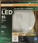 Sylvania Ultra Led Ceiling Light 60W Equivalent Efficient 9W 700 Lumens. Fixed Price $19.94.