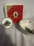 Spode Christmas Tree Revere Bowl (wish) 6 2003 Made In England S3324. Fixed Price $71.99.
