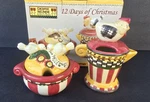 Sakura Sugar & Creamer Set Debbie Mumm New In Box 12 Days Christmas Chick Dove. Fixed Price $19.99.