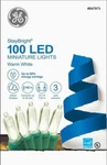 Ge Staybright 100-COUNT 24.75-FT Constant Warm White Mini Led Plug-in Christmas. Fixed Price $11.99.