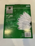 Home Accents Holiday 25 C9 Led Cool White Lights - New. Fixed Price $11.99.
