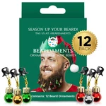 Beardaments Ornaments For Colorful 12 Count (pack Of 1), Red. Fixed Price $14.76.