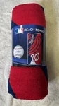 Mlb Washington Nationals 34 X 72 Oversized Pool Beach Dorm Towel New! Rare Dsgn. Fixed Price $24.99.