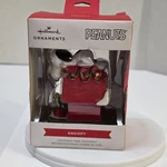 2024 Hallmark Peanuts Snoopy On Dog House Christmas Ornament Tree. Fixed Price $8.95.