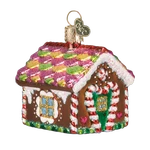 Old World Christmas Gingerbread House Blown Glass Ornament. Fixed Price $25.99.