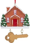 Kurt Adler 4.75 Inch Home With Hanging Key Christmas Ornament. Fixed Price $14.95.