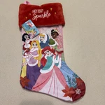 New! Ruz Disney Princess Holiday Sparkle Embroidered Plush Christmas Stocking. Fixed Price $7.69.