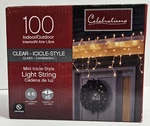 Celebrations Mini Clear/warm White 100 Ct Icicle Christmas New. Fixed Price $14.99.