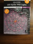 Way To Celebrate Halloween Led 50 Spider Web Lights With Purple Christmas. Fixed Price $12.99.