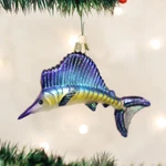 Old World Christmas Sailfish Nautical Glass Ornament 12226. Fixed Price $25.88.