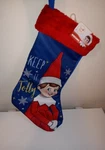 On The Shelf Keep It Jolly Christmas Stocking Ruz Kids Holiday Decor New. Fixed Price $13.99.