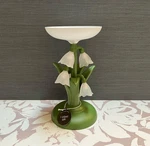New 26 Bath & Body Works Snow Drop Dream Light Up Pedestal 3-WICK Candle Holder. Fixed Price $64.95.