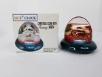 Vintage Christmas Floating Santa Scene Clock Life. Fixed Price $15.99.