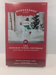 Wondershop Target Lit Tinsel Snowman 28 Christmas Holiday Lighted Yard Decor. Fixed Price $13.56.