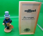 Steinbach Mini 5 1/2" Wooden Nutcracker Ebenezer Scrooge Christmas Carol Ltd Ed. Fixed Price $35.00.