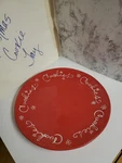Vintage Hallmark Round Cookies Platter Snowflake Christmas Holiday Plate 14.5. Fixed Price $19.95.