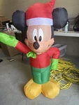 Gemmy 2011 Christmas Disney 4 Ft Mickey Mouse Airblown Inflatable Tested Works. Fixed Price $26.09.