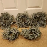 Bloom Room Artificial Mini Wreath Dusty Miller Green 15 Door Decoration. Fixed Price $20.42.