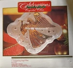 New Box Celebrations Crystal Clear 7" Trumpeting Angel Plate #312332. Fixed Price $14.66.