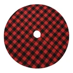 36 Red & Black Buffalo Plaid Christmas Tree Skirt Holiday Cor New. Fixed Price $18.99.