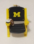 Michigan Wolverines Stadium Chair Ornament Football Ncaa Team Sports America. Fixed Price $19.95.