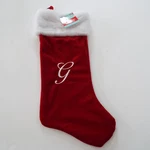 New Monogram "g Red And White Christmas Stocking Rite Aid. Fixed Price $14.39.