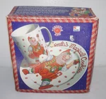 Vintage 1994 Cheryl Ann Santas Magical Cookies Plate Mug Set Christmas. Fixed Price $19.49.