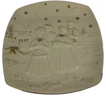 Mikasa Holiday Elegance Caroler Square Porcelain Decorative Plate FK001. Fixed Price $7.95.