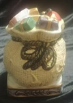 Omnibus By Fitz & Floyd Christmas Holiday Toy Bag Candle Holder. Fixed Price $17.99.