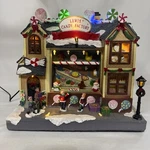 Carole Towne Christmas Village Lewis Candy Factory 2019 Music Lights Motion. Fixed Price $34.95.