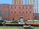 Tracksideflats #221B Scale Brown Box Company. Fixed Price $10.99.