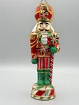 Christopher Radko * Peppermint Parade Le Nutcracker Glass Christmas Ornament. Fixed Price $65.00.