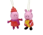 Kurt Adler PA1161 Peppa Pig Blow Mold Christmas Ornaments, Assorted. Fixed Price $24.78.
