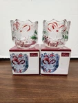Celebrations By Mikasa Crystal Votive Candle Holder Christmas Holiday Bells Lot. Fixed Price $30.00.