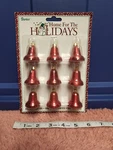 Darice Home For The Holidays Bell 9 Pc Mini Set 2011 New. Fixed Price $5.99.