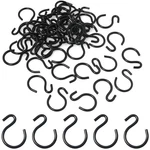 50 Pcs 1INCH Small Hooks, Black Mini Ornament Jewelry Ho.... Fixed Price $13.23.