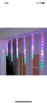 Holiday Living 7 Ct Led 9 Ft Changing Multcolor Christmas Icicle Lights. Fixed Price $24.00.